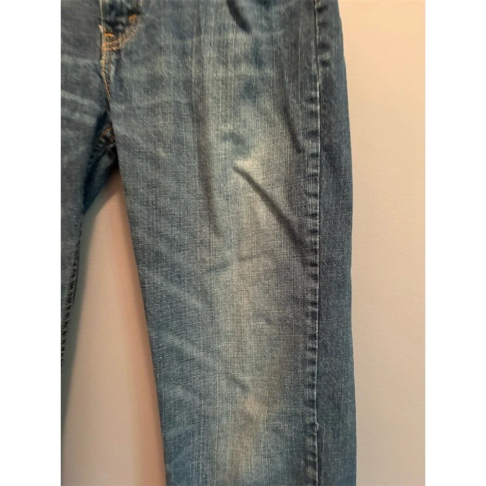 Levi's 527 Jeans Mens 34x32 Blue Medium Wash Bootcut Low Rise Classic Fit